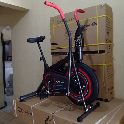 Spinning Bike Sepeda Statis Platinum Ski Home Gym Total Fitness G