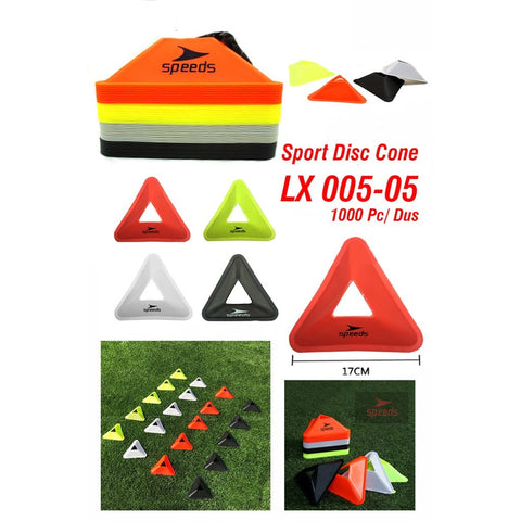 SPEEDS Cone Mangkok Segitiga Untuk Futsal dan Olahraga Lain LX005-05 - Nyari.id