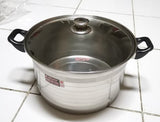 Panci Stainless Steel Tutup Kaca Rosh Saucepot Pilihan 20 - 28 cm