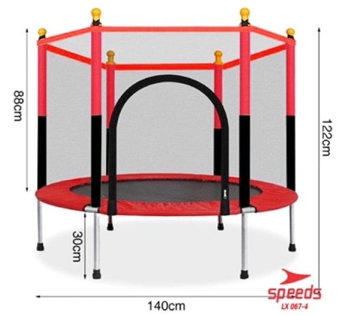 Trampolin Anak Dewasa Speeds LX 064-4 Original 55 Inch