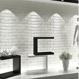 Wallpaper 3D Foam Batu Bata Modern 70X77 Wall Sticker Bagus
