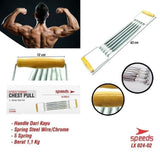 Fitness Chest Expander Exercise Pull Spring Gym Dada Speeds LX 024-02 - Nyari.id