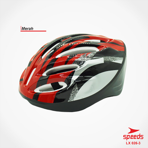 Helm Sepeda Inline Skate Dewasa Unisex Shock Visor Speeds LX 026-3 - Nyari.id