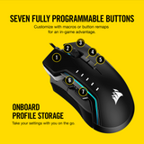 Corsair GLAIVE RGB PRO Gaming Mouse - Hitam - Nyari.id