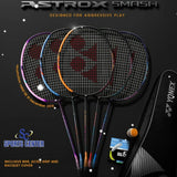 Raket Badminton YONEX ASTROX SMASH BUNDLE KOMPLIT ORIGINAL - Nyari.id