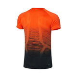 Baju Jersey Badminton L Wave Logo Emboss