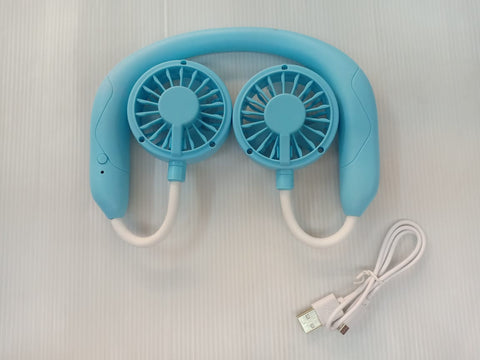 Kipas Traveling Haji Sport Leher Handsfree Fan - Nyari.id