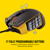 Corsair Scimitar Pro RGB Gaming Mouse - Nyari.id