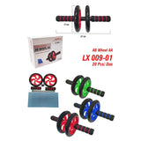 AB WHEEL - AB Roller Double Wheel Alat Sit Up 009-01 Original - Nyari.id
