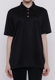 Hitscore Kaos Polo Shirt Short Sleeve Black - Nyari.id