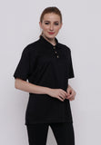 Hitscore Kaos Polo Shirt Short Sleeve Black - Nyari.id