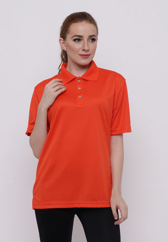 Hitscore Kaos Polo Shirt Short Sleeve Orange - Nyari.id