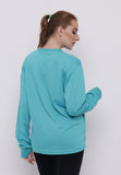 Hitscore Exclusive Kaos Oblong T-Shirt Long Sleeve Light Blue - Nyari.id