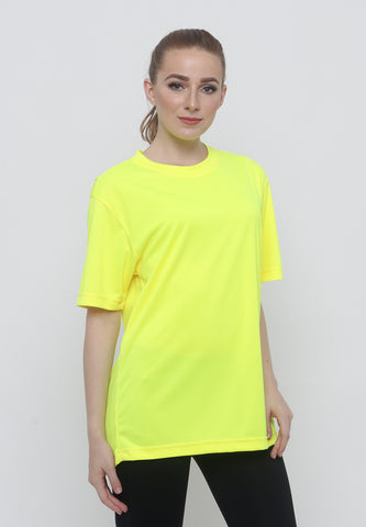 Hitscore Kaos Oblong T-Shirt Short Sleeve Yellow - Nyari.id