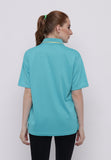 Hitscore Exclusive Kaos Polo Shirt Striped Collar Short Sleeve Light Blue - Nyari.id