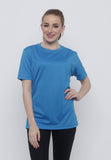 Hitscore Kaos Oblong T-Shirt Short Sleeve Blue - Nyari.id