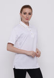 Hitscore Exclusive Kaos Polo Shirt Striped Collar Short Sleeve White - Nyari.id