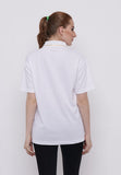 Hitscore Exclusive Kaos Polo Shirt Striped Collar Short Sleeve White - Nyari.id