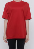 Hitscore Kaos Oblong T-Shirt Short Sleeve Red - Nyari.id