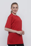 Hitscore Kaos Oblong T-Shirt Short Sleeve Red - Nyari.id
