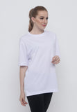 Hitscore Kaos Oblong T-Shirt Short Sleeve White - Nyari.id