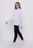 Hitscore Kaos Polo Shirt Long Sleeve White - Nyari.id