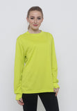 Hitscore Kaos Oblong T-Shirt Long Sleeve Light Green - Nyari.id