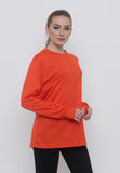 Hitscore Kaos Oblong T-Shirt Long Sleeve Orange - Nyari.id