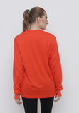 Hitscore Kaos Oblong T-Shirt Long Sleeve Orange - Nyari.id