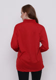 Hitscore Kaos Polo Shirt Long Sleeve Red - Nyari.id