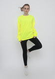 Hitscore Kaos Oblong T-Shirt Long Sleeve Yellow - Nyari.id