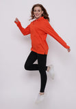 Hitscore Kaos Polo Shirt Long Sleeve Orange - Nyari.id