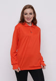 Hitscore Kaos Polo Shirt Long Sleeve Orange - Nyari.id