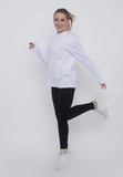 Hitscore Kaos Oblong T-Shirt Long Sleeve White - Nyari.id
