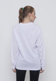 Hitscore Kaos Oblong T-Shirt Long Sleeve White - Nyari.id