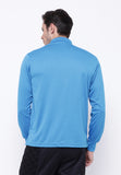 Hitscore Kaos Polo Shirt  Long Sleeve Blue - Nyari.id