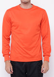 Hitscore Kaos Oblong T-Shirt Long Sleeve Orange - Nyari.id