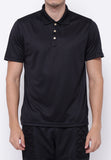 Hitscore Kaos Polo Shirt Short Sleeve Black - Nyari.id