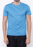 Hitscore Kaos Oblong T-Shirt Short Sleeve Blue - Nyari.id