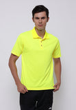 Hitscore Kaos Polo Shirt Short Sleeve Yellow - Nyari.id