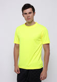 Hitscore Kaos Oblong T-Shirt Short Sleeve Yellow - Nyari.id