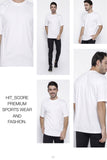 Hitscore Kaos Oblong T-Shirt Short Sleeve White - Nyari.id