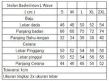 Baju Jersey Badminton L Wave Baju Celana