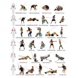 Resistance Band Set Isi 5 Warna Fitness Gym Yoga Pilates latih Otot