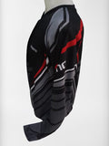 Baju Sepeda Downhill Shimano Hitam Abu List Merah