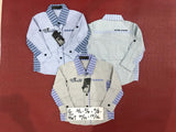 Kemeja Anak Lengan Panjang Motif Garis-Garis - Nyari.id