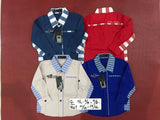 Kemeja Anak Lengan Panjang Motif Garis-Garis - Nyari.id