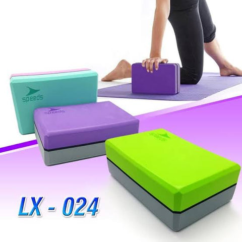 BALOK YOGA /YOGA BRICK/YOGA BLOCK SPEEDS KOMBINASI 2 WARNA - Nyari.id