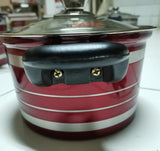 Panci Stainless Steel Tutup Kaca Rosh Saucepot Red Sea