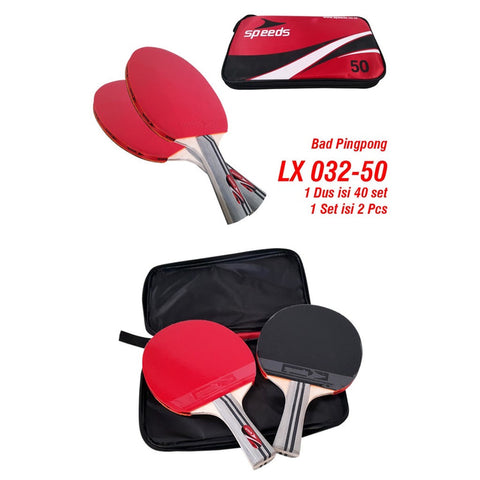 Bet Tenis Meja Pingpong Speeds Isi 2 LX032-50 - Nyari.id